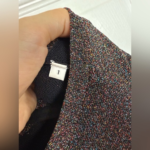 Sandro Riva Multicolored Metallic Dress Size 1/Small - Picture 5 of 11